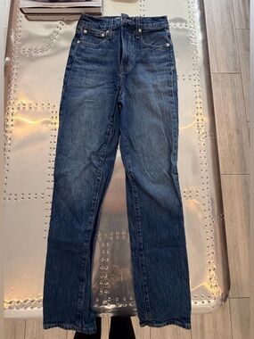 Madewell Indigo Blue Mid-Rise Jeans